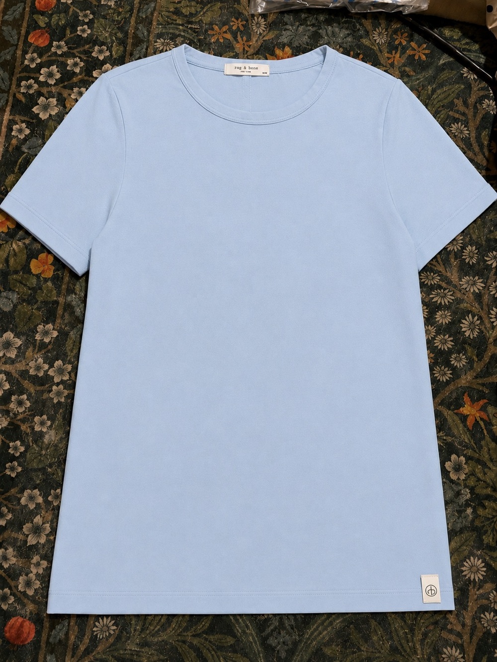 rag & bone Pale Blue Crewneck Tee